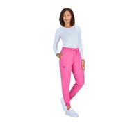 KOI Basics Women's 741 Gemma Jogger Pant, Heather Pink Lemonade, S
