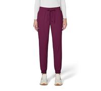 KOI Basics Women's 741 Gemma Jogger Pant, Wine, S Petite