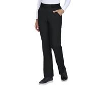 KOI Basics Wrenlee Women's 6-Pocket Scrub Pant, Black, M Petite