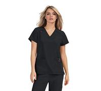 KOI Betsey Johnson 3-Pocket Classic V-Neck Freesia Scrub Top for Women