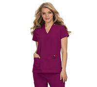 KOI Betsey Johnson B101 Women's Freesia Scrub Top Raspberry S