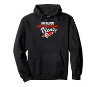 Koi Blood Runs Through My Veins Passion Fan Pullover Hoodie