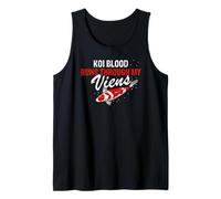Koi Blood Runs Through My Veins Passion Fan Tank Top