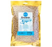 Koi carp 30% protein GROWER floating pond feed all natural growth pellets 200g