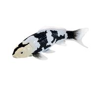 MOJO - Shiro Utsuri Koi | Hand-Painted Toy | Sealife Collection | True to Life & Highly Detailed | Designed in the UK