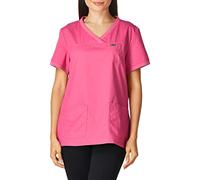 KOI Classics 247 Women's Nicole Scrub Top, Flamingo, XS