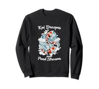 Koi Dreams And Pond Streams Koi Fish Lover Sweatshirt