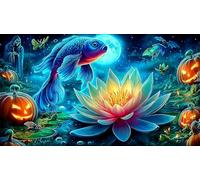 koi-fish 1000 Piece Jigsaw Puzzles for Adults Educational Games Jigsaw Puzzle Home Decors for The Whole for Women, Gifts for Men 38x26cm/1000pcs