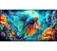 koi-fish 1000 Piece Jigsaw Puzzles for Adults Family Challenge Toys Jigsaw Puzzle Home Decors for The Whole for Women, Gifts for Men 38x52cm/1000pcs