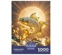 Koi Fish 1000-Piece Jigsaws Puzzles for Adults Challenging Puzzles Fun, Challenging & Brainteasing Games for Adults And Kids Age 12 Years Up Decoration Puzzle 70x50cm/1000pcs