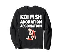Koi Fish Adoration Association Japanese Carp Symbol Harmony Sweatshirt
