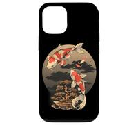 Koi Fish Bonsai Tree Japanese Art Japanese Koi Carp Fish Case for iPhone 12/12 Pro