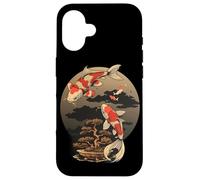 Koi Fish Bonsai Tree Japanese Art Japanese Koi Carp Fish Case for iPhone 16