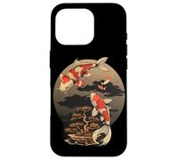Koi Fish Bonsai Tree Japanese Art Japanese Koi Carp Fish Case for iPhone 16 Pro
