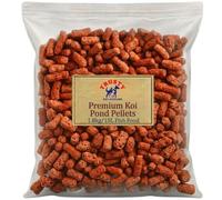 Koi Fish Food Pellets 1.8kg/Approx 15L | Premium Pond Fish Food | Floating Fish Food Pellets with Spirulina | Koi Food for Growth & Colour | Suitable for Koi Carp & All Pond Fish | Trusty Pet Supplies