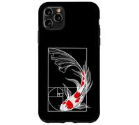 Koi Fish Geometry Fibonacci Spiral Japanese Case for iPhone 11 Pro Max