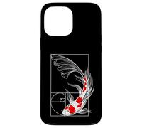 Koi Fish Geometry Fibonacci Spiral Japanese Case for iPhone 13 Pro Max