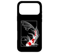 Koi Fish Geometry Fibonacci Spiral Japanese Case for iPhone 17 Pro Max