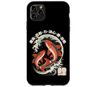 Koi Fish Japanese Kanji Carp Retro Anime Japan Souvenir Case for iPhone 11 Pro Max