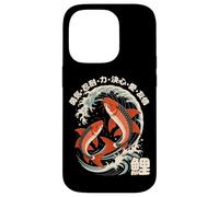 Koi Fish Japanese Kanji Carp Retro Anime Japan Souvenir Case for iPhone 14 Pro