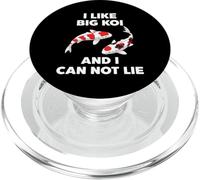 Koi Fish One Is Never Enough Decorative Carp PopSockets PopGrip for MagSafe