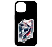 Koi Fish Pond Asian Carp Harmonious Flow Water Symbol Case for iPhone 15