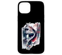 Koi Fish Pond Asian Carp Harmonious Flow Water Symbol Case for iPhone 15 Plus