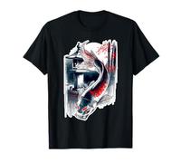 Koi Fish Pond Asian Carp Harmonious Flow Water Symbol T-Shirt