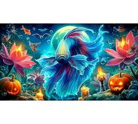 koi-fish Recycled Paper Jigsaw Puzzle 1000 Pieces Great Gift Idea Educational Games for The Whole for Women, Gifts for Men 70x50cm/1000pcs