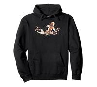 Koi Fish Sakura Japanese Art Carp Aesthetic Cherry Blossom Pullover Hoodie