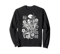 Koi Fish Sakura Japanese Art Sweatshirt