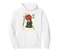 Koi Fish Samurai Kawaii Japanese Art Pullover Hoodie