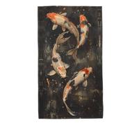 Koi Fish Tranquility Hand Towels, 16 x 27 inches Towels, Soft Highly Absorbent Microfiber Towels for Bathroom, Shower, Workout, Gym, Travel