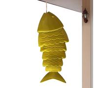 Koi Fish Wind Bell, Fish Wind Chimes, Metal Wind Chimes for Outdoors | Koi Fish Outdoor Carp Fish Eaves Ornament for Outdoor Gardening