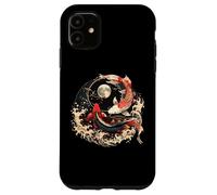Koi Fish Yin Yang Japanese Koi Carp Fish Nishikigoi Fish Case for iPhone 11