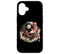 Koi Fish Yin Yang Japanese Koi Carp Fish Nishikigoi Fish Case for iPhone 16