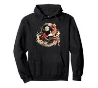 Koi Fish Yin Yang Japanese Koi Carp Fish Nishikigoi Fish Pullover Hoodie