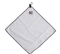 Koi Golf Microfiber Waffle Golf Towel | Ultra-Absorbent Club & Ball Cleaning Towel with Carabiner Clip | Buggy and Trolley Suitable | Golf Gift | 45 x 45 cm
