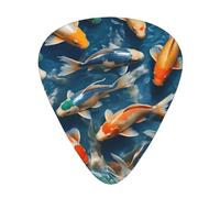 Koi Guitar Picks Gift Set - 12 Smooth Durable Plectrums For Acoustic, Electric & Bass Guitar, Perfect Present For Guitar Lovers & Musicians