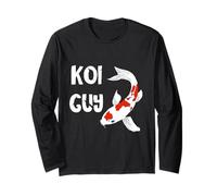 Koi Guy Nishikigoi Carp Fish Kohaku Sanke Long Sleeve T-Shirt
