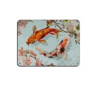 Koi Japanese Fish Modern Koi Fish Retro Poster Metal Tin Sign Chic Art Retro Iron Painting Bar People Cave Cafe Family Garage Poster Wall Decoration 12x16inch(30x40cm)