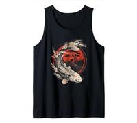 Koi Japanese Pond Lover Japanese Koi Carp Fish Bonsai Tree Tank Top