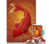 Koi Jigsaws Puzzles 1000 Pieces for Adults Gifts,Challenging Game And Family Play for Is Ideal As A Gift for The Whole Family 38x26cm