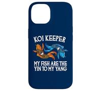 Koi Keeper My Fish Are The Yin To My Yang Funny Koi Lover Case for iPhone 14