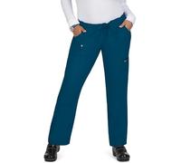 KOI Lite Women's Peace 721 Drawstring Scrub Pant- Caribbean- X-Small Petite