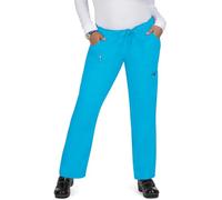 KOI Lite Women's Peace Drawstring Scrub Pant Medium Royal