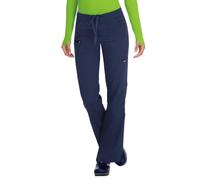 KOI Lite Women's Peace Drawstring Scrub Pant XX-Large Petite Navy