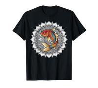 Koi Mandala Tropical Koi Lover Pond Japan Koi Fish T-Shirt