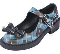 KOI Monster High - Simulacrums Plaid Mary Janes High Heel black green EU37