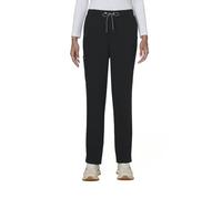 KOI Next Gen Everyday Hero Women's 5-Pocket Cargo Scrub Pants, 4-Way Stretch, Black, S Petite